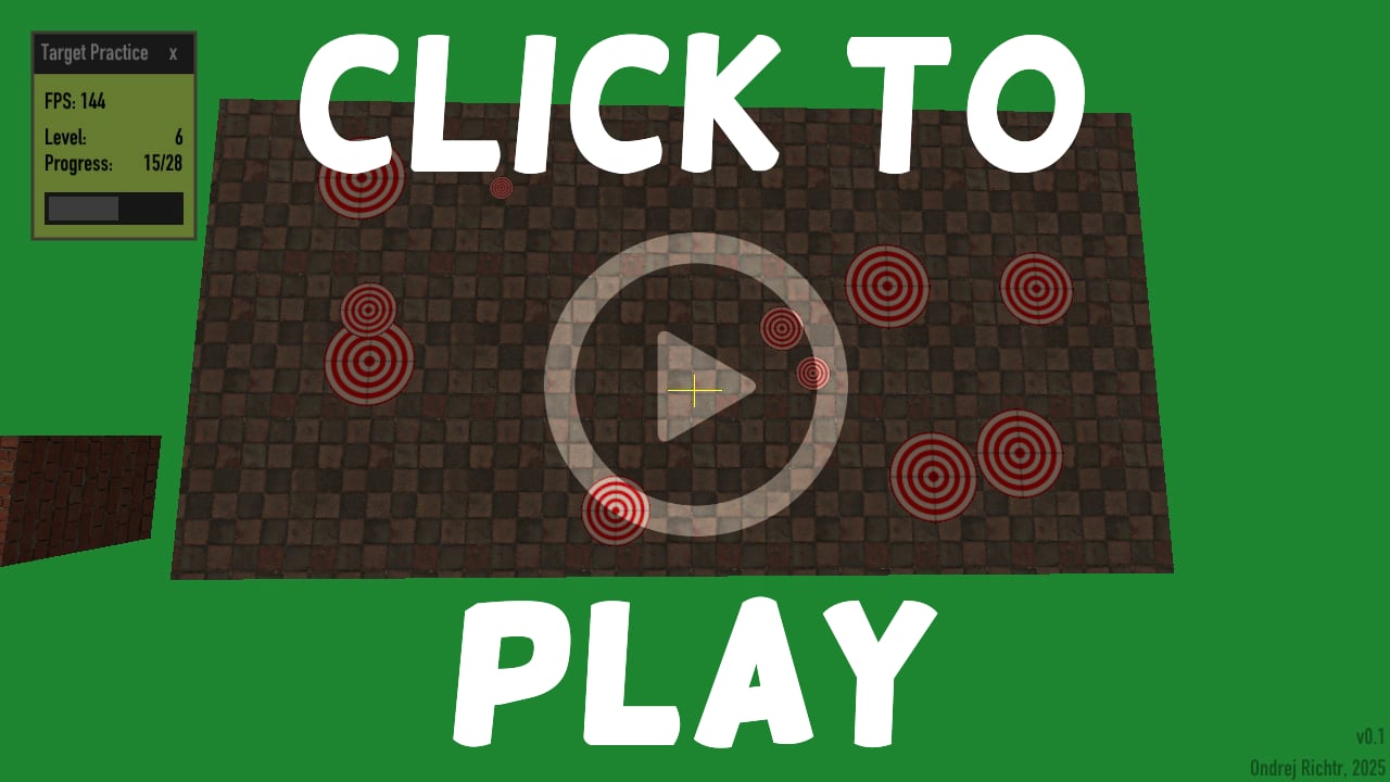 Target practice game demo